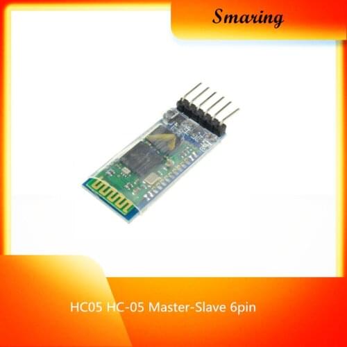 HC05 HC-05 Master Slave 6Pin JY-MCU Anti-reverse RF Transceiver Wireless Bluetooth Serial Module 3.3V for Arduino