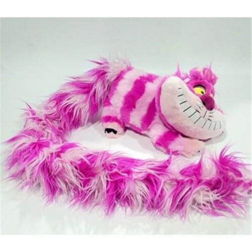 Disney Alice in Wonderland Cheshire Cat Plush Toys Large Soft Stuffed Doll Classic Kids Gift 120cm