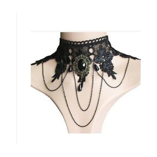 Gothic necklace Lace Women