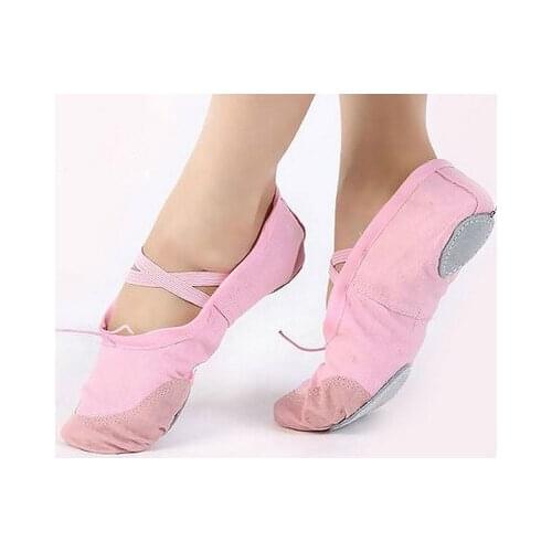 Canvas Flat Dance Shoes Zapatos De Baile Dansschoenen Mujer Ballet Shoes For Girls Children Women Yoga Gym Chaussures De Danse