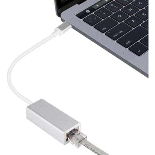USB C to Ethernet Adapter Maxonar (Long Wired) RJ45 to Thunderbolt 3/Type C