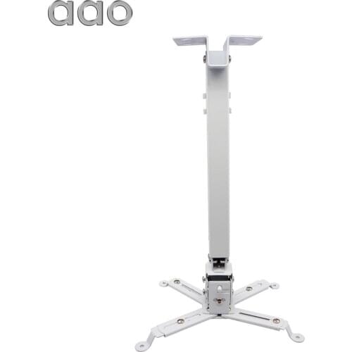 AAO Projector Brackets Adjustable YG600 YG620 YG650 Projector Ceiling Mount Loading 15KG Roof Bracket HD Projector Mount Stand