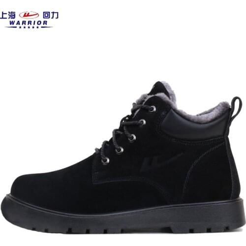 Mens Shoes 2020 Winter New Add Cashmere Keep Warm Cotton Shoes Thicken Leisure Men Martin Boots High Upper Snow Boots Non-Slip