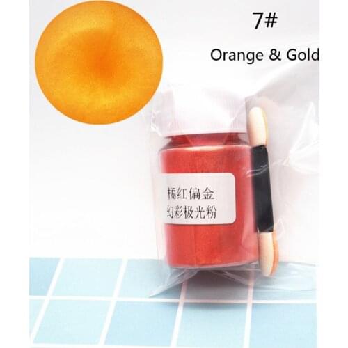 Aurora Pearl Pigment Powder Mica Pearlescent Colorants Resin Dye Jewelry Making