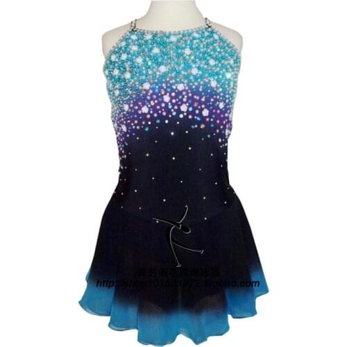Girls Figure Skating Dresses Graceful New Brand Ice Skating Dress For Competition DR4091