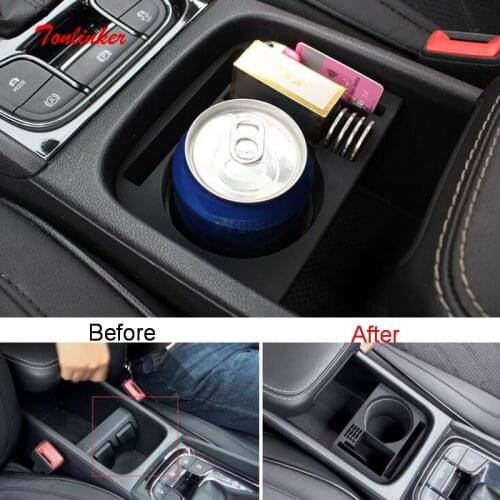 Tonlinker Interior Armrest Box Storage Stowing Tidying for SKODA KODIAQ 2017-19 Car Styling 1 PCS ABS Stowing Tidying Covers