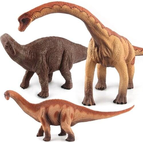 Cute Simulation dinosaur model Confused dragon Brontosaurus Toys plastic Model Action Figures toys for kids Christmas Gifts