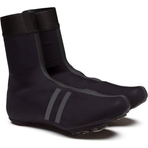 SPEXCEL NEW BLACK Reflective pro team Rain Overshoes Race lightweight softshell shoes cover for cold and wet conditions