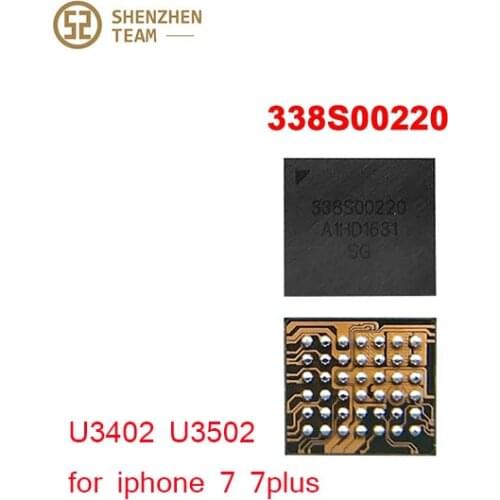 SZteam 10pcs/lot new original U3402 U3502 small Audio SPEAKER AMPLIFIER IC 338S00220 for iphone 7 7plus