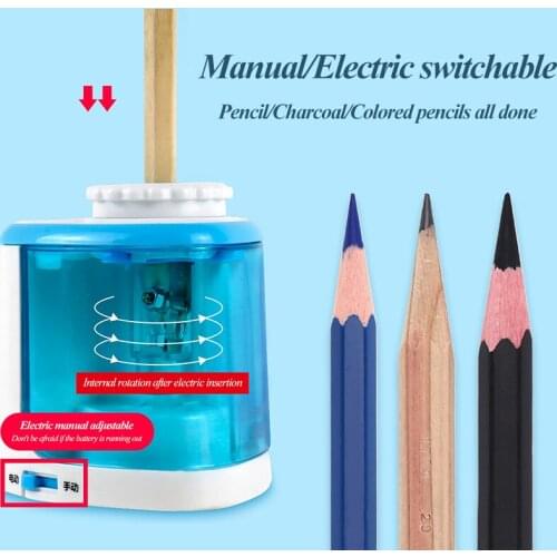 Tenwin/Tihoo Electric/Manual 2 in 1 Pencil Sharpener & Posture Correction Pencils HB/2B Automatic Pencil Sharpener Supplies 8005