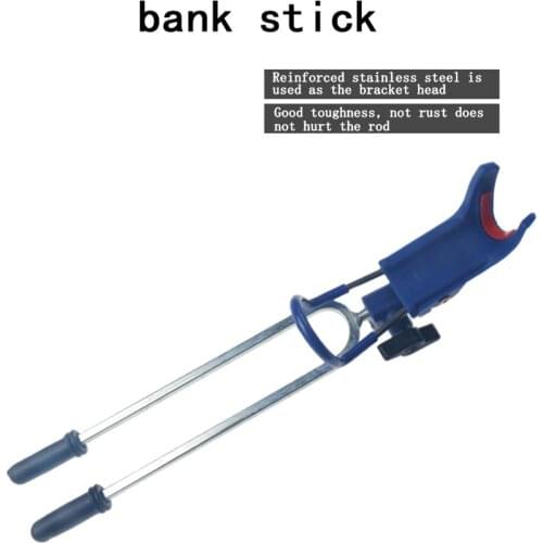 Outdoor Adjustable Multifunction Hand Sea Fishing Rod Pole Stand Holder Fixed Frame Fishing Rod Bracket Tackle Tool Accessories