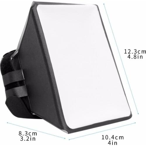 Universal Mini Portable Foldable Flash Softbox DiffuserVideo Studio Collapsible For Meking Mini LED Lamp mini Flas