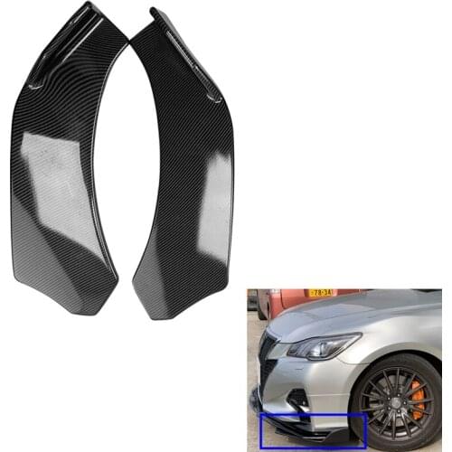Universal Spoiler Shovels Front Bumper Deflector Lip Splitter Deflector Scratch Resistant Wing Protection