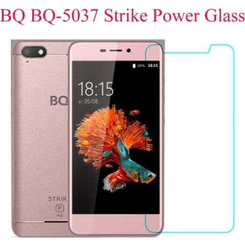 BQ BQ-5037 Strike Power 4G BQS Tempered Glass Anti-glare Guard Screen Protector Film For BQS-5037 BQS5037 5.0 Inch Mobile Phone