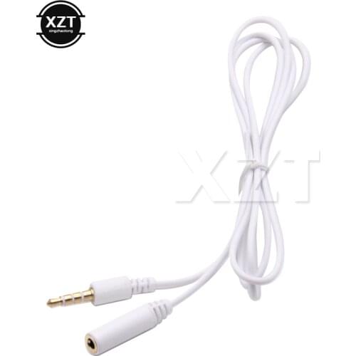 1M/ 3ft 3.5mm 4 Pole Jack Male to Female Earphone Headphone Audio Extension Cable