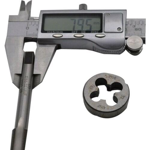 1PC 7/16-32 Tap+1PC 7/16-32 Die ,UNF British US Made Right Hand Taper (S)