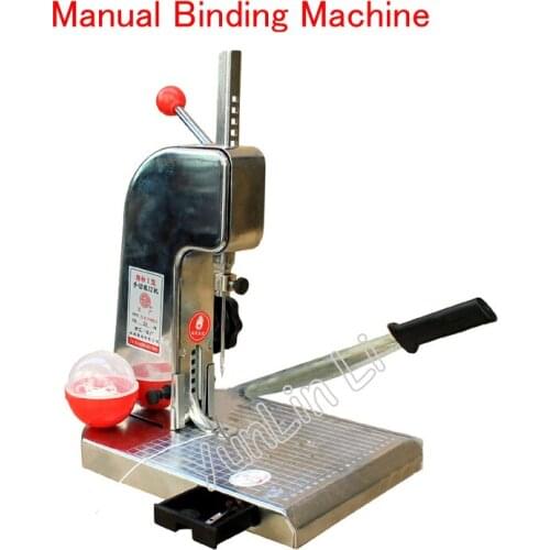 40mm Manual Paper Binding Machine With Knife Practical Paper Binder For Office Handheld Drilling Machine