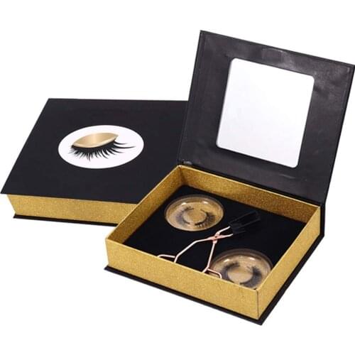 8d Quantum Magnetic Eyelashes False Eyelash Set No Eyeliner Magnet Eyelash Partner Kit with Soft Magnet Technology