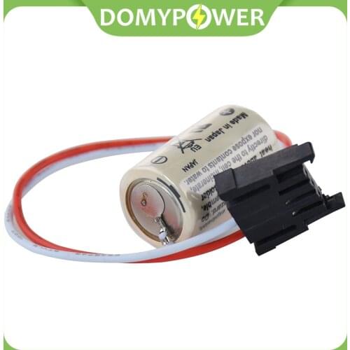 For sanyo FDK CR14250SE-R 1747-BA PLC battery with 3P plug 3V