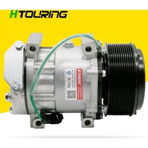 SD7H15 Auto AC Compressor for Car Caterpillar 320D Excavator 24V SD7H156095 SD7H15-6095 3729295 372-9295 0190504232 CAT372-9295