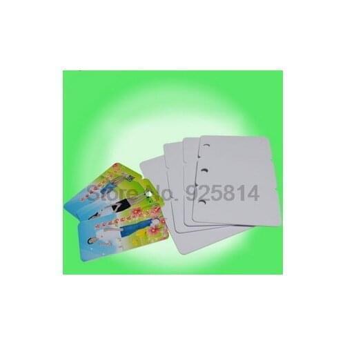 By dhl or fedex 50sets Blank Inkjet printable white ID cards three cards combined PVC cards 230pcs/set Printed by Epson R800