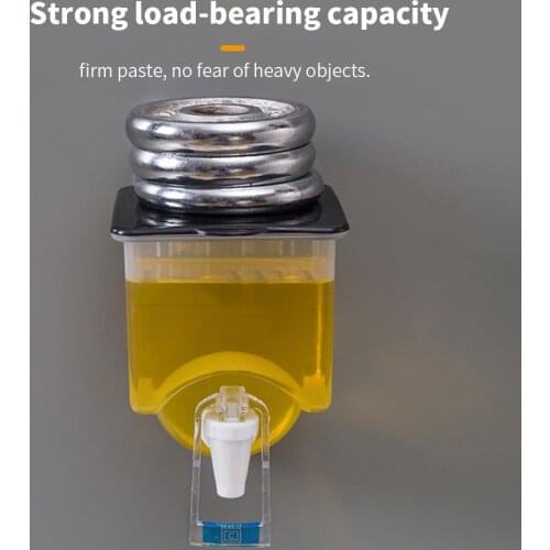 2pcs Easy Install Tool Condiment PP Oil Dispenser Seasoning Jar Cooking Wine Wall Mount Sauce Vinegar Kitchen Space Saving