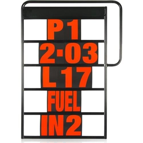 Motorcycle Racing Information Table Pit Board Frame Tote 37pcs Number Kit Motorsport Parts
