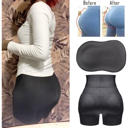 High Waist Padded Shapewear Butt Lifter Hip Pads Booty Enhancer Tummy Control Panties Push Up Buttocks Lift Women Body Shaper