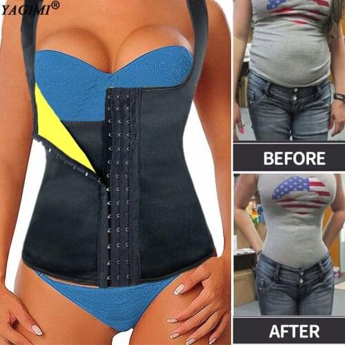 Women Waist Trainer Cincher Underbust Corset for Weight Loss Sport Workout Body Shaper with Adjustable Straps Faja Shapewear