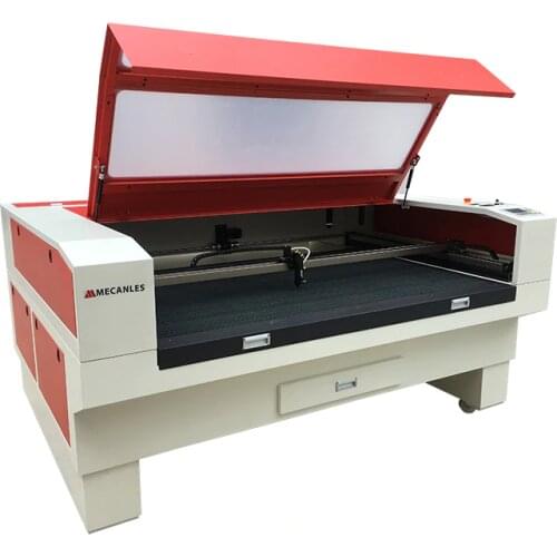 Wood working 1610 Double head Co2 Laser Engraver Machine with AWC708C Controller , 100w 130w EFR Laser Tube CNC Laser Cut
