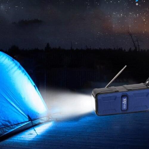 USB Multifunctional Radio Bluetooth Speaker Emergency Solar USB Charging Portable Outdoor Speaker