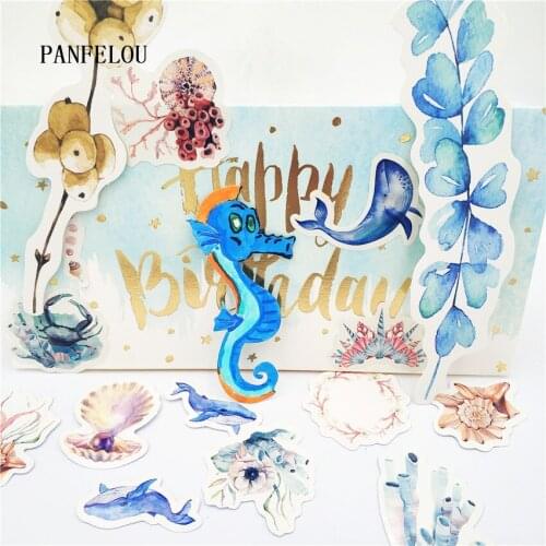 PANFELOU Marine hippocampal metal craft paper die cutting dies Scrapbooking/DIY Thanksgiving Day Easter Embossing mould cards