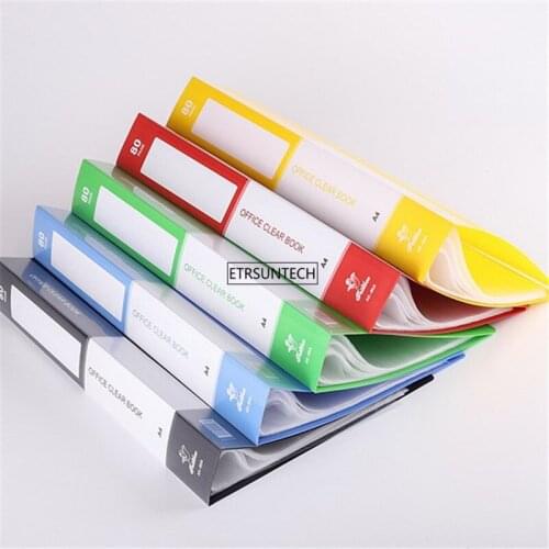 100PCS Waterproof Foldable Page Book Organizer Notebook Storage File Paper Separator Divider Pages Bag Office School Stationery