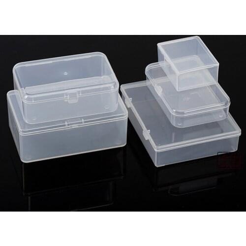 Multi-size Plastic Storage Box PP Transparent Small Case Pack boxes DIY Making Part Material Accessories Supplies