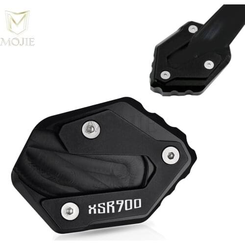 For YAMAHA XSR900 XSR 900 2015-2021 2020 2019 2018 Motorcycle CNC Kickstand Foot Side Stand Extension Pad Support Plate Enlarge