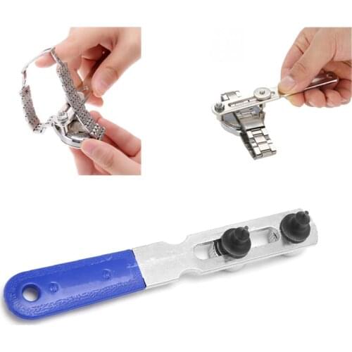 Stainless Steel Adjustable Watch Opener Back Case Cover Remover Repair Wrench Watchmaker Tools Kit Accessories