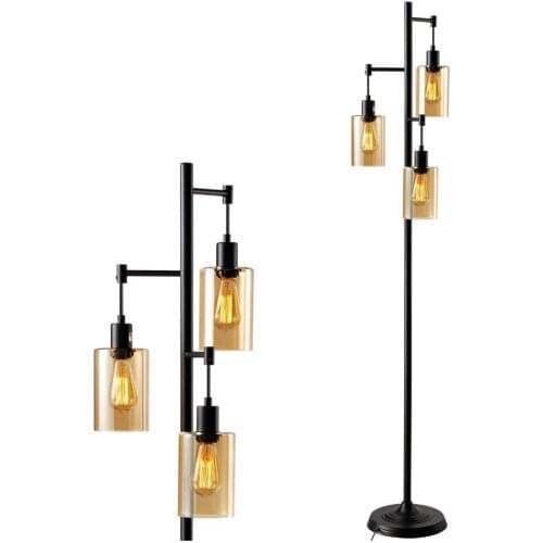 Nordic led crystal standing lamp floor lamps floor reading light