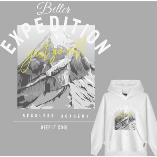 Iron on Transfer thermocollants thermo Stickers on clothes expediton hiking patch iron heat transfer parches for clothes stripe