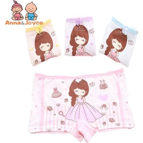 6pcs/lot girls boxer Underwear Girls Princess Underwear Kids Panties Girls' Briefs Child Panties Children Clothing