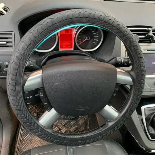 Universal Texture Soft Multi Color Soft Silicon Steering Wheel Glove Car Silicone Steering Wheel Cover Automobiles Accessories