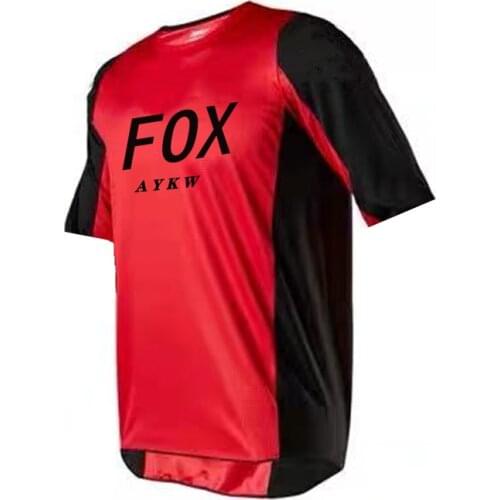 Cycling Jersey Downhill Bike Jersey Fox vtt Motocross Jersey T-Shirt Long Sleeve Bicycle Shirt Men 2021 Camisetas Offroad