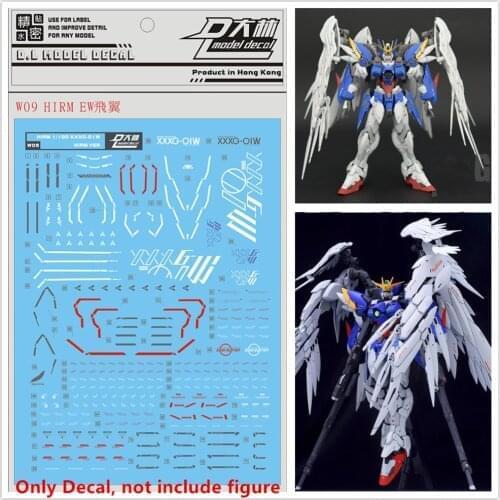 D.L high quality Decal water paste W09 For Bandai HIRM 1/100 Wing Zero XXXG-00W0 Gundam DL137