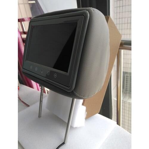 Universal car headrest monitor with 2 av input 800x480 rear monitor for citroen c5 display tft monitor back seat screen coche
