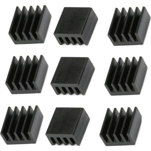 20 pcs 8.8*8.8*5mm Heatsink Radiator Cooling Fin Aluminum Heat Sink for Raspberry Pi, Chip, LED, Power IC Transistor, Module PBC