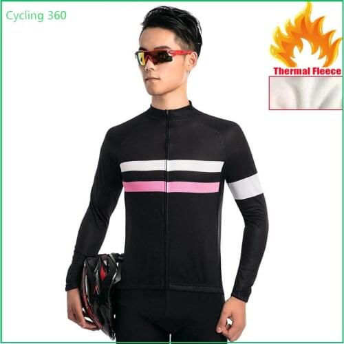 2018 Winter Cycling Clothing Long Maillot Ciclismo Hombre Cycling Jersey Bike Fitness Sportswear Mens Ropa Ciclismo W18 XS-3XL