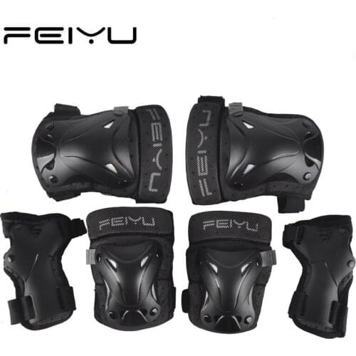 6 In 1 Set Wrist Elbow & Knee Pads Adult Child Roller Skates Skateboarding Skiing Protection Set Extreme Sports Safety Guard