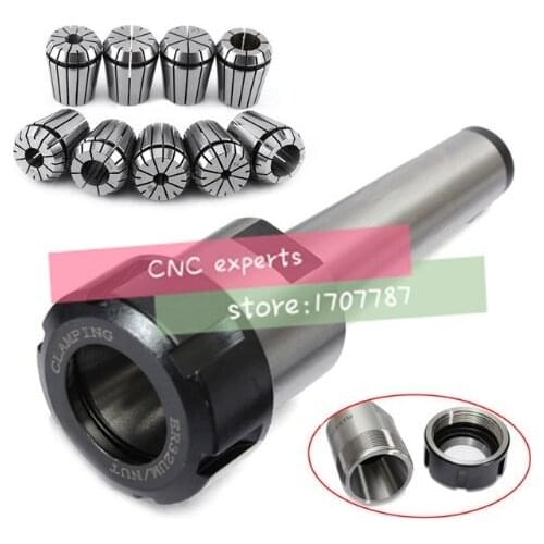 9pcs ER32 Spring Collets + 1PCS MT3 M12 ER32 Collet Chuck Morse Taper Holder For CNC Milling Lathe Tool
