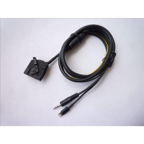 Car 3.5mm AUX Input Adapter Audio Cable For Benz Mercedes Command 2.0 Charging Micro USB Adapter Charge For iphone Samsung LG