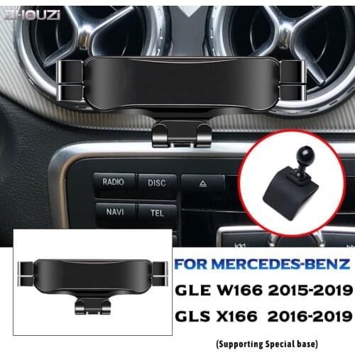 For Mercedes Benz W166 GLE 2015-2019 GLS X166 2016-2019 Car Phone Holder Mounts Stand GPS Navigation Bracket Car Accessories