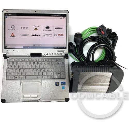 Car Multiplexer sd c4 truck diagnosis tool Full set OBD diagnostic scanner lan cable+Panasonic CF C2 whole set